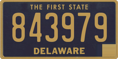 DE license plate 843979
