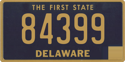 DE license plate 84399