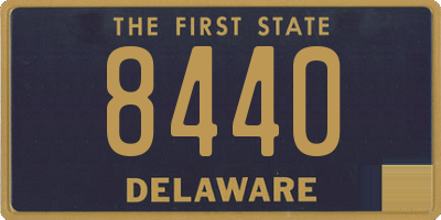 DE license plate 8440