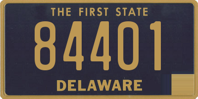 DE license plate 84401