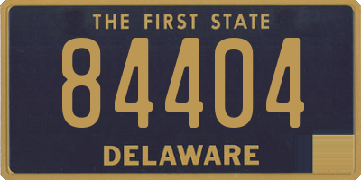 DE license plate 84404