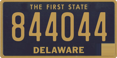 DE license plate 844044