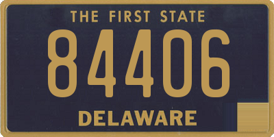 DE license plate 84406