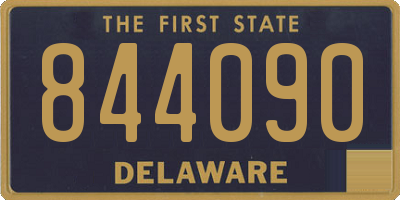 DE license plate 844090