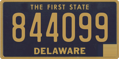 DE license plate 844099