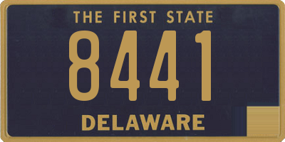 DE license plate 8441