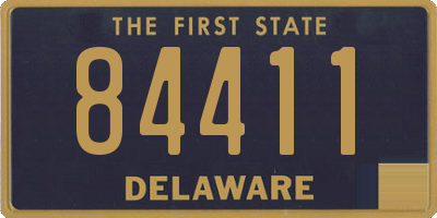 DE license plate 84411