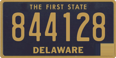 DE license plate 844128