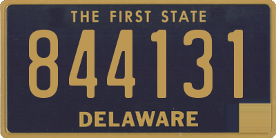 DE license plate 844131