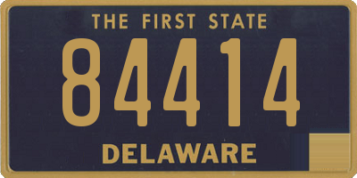 DE license plate 84414