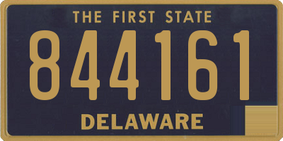 DE license plate 844161
