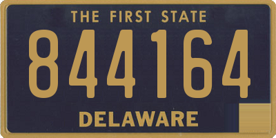 DE license plate 844164