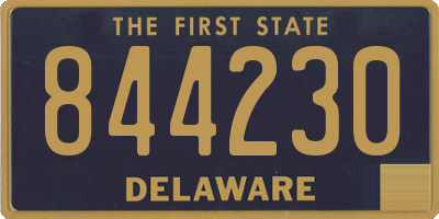 DE license plate 844230