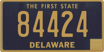 DE license plate 84424