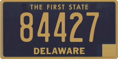 DE license plate 84427