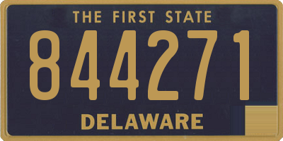 DE license plate 844271