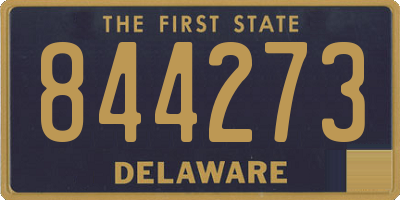 DE license plate 844273