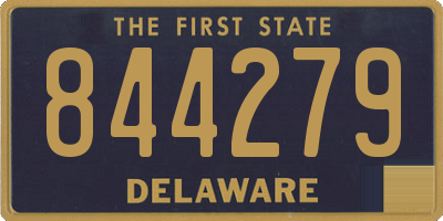 DE license plate 844279