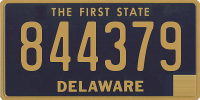 DE license plate 844379
