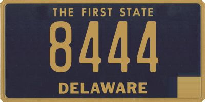 DE license plate 8444