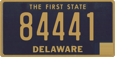 DE license plate 84441