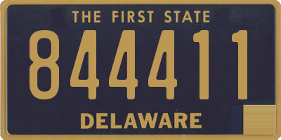 DE license plate 844411
