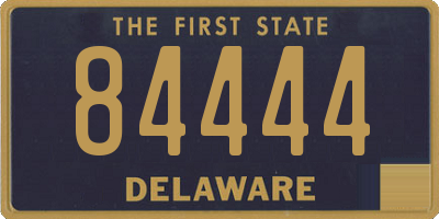 DE license plate 84444