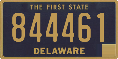 DE license plate 844461