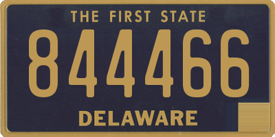 DE license plate 844466