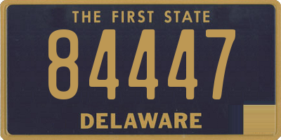 DE license plate 84447