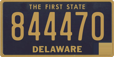 DE license plate 844470