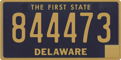 DE license plate 844473
