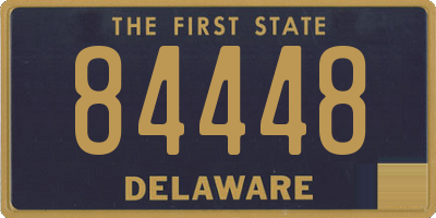 DE license plate 84448