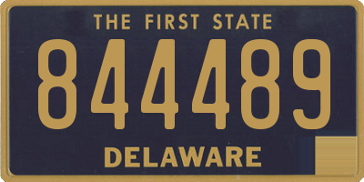 DE license plate 844489