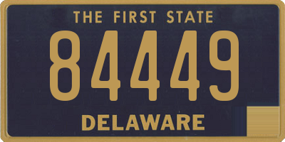 DE license plate 84449