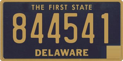DE license plate 844541