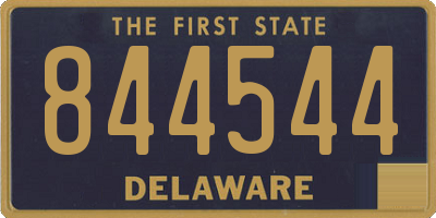 DE license plate 844544