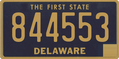 DE license plate 844553
