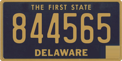DE license plate 844565