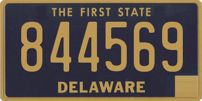 DE license plate 844569