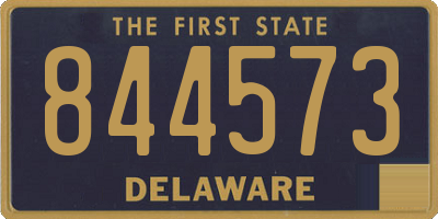 DE license plate 844573
