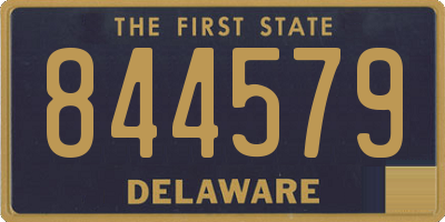 DE license plate 844579