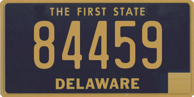 DE license plate 84459