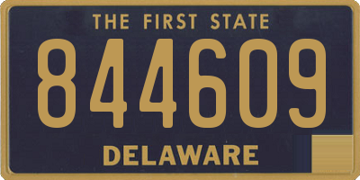 DE license plate 844609