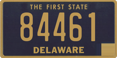 DE license plate 84461