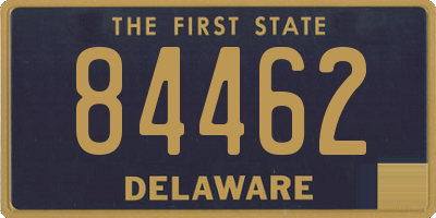 DE license plate 84462