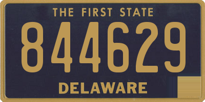 DE license plate 844629