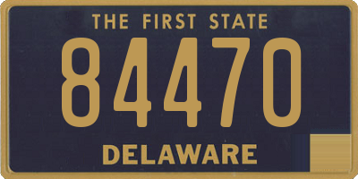 DE license plate 84470