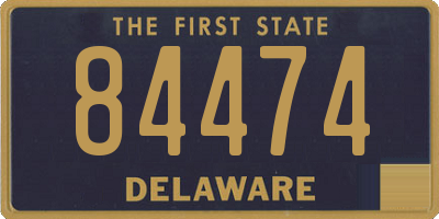 DE license plate 84474