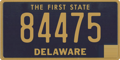 DE license plate 84475